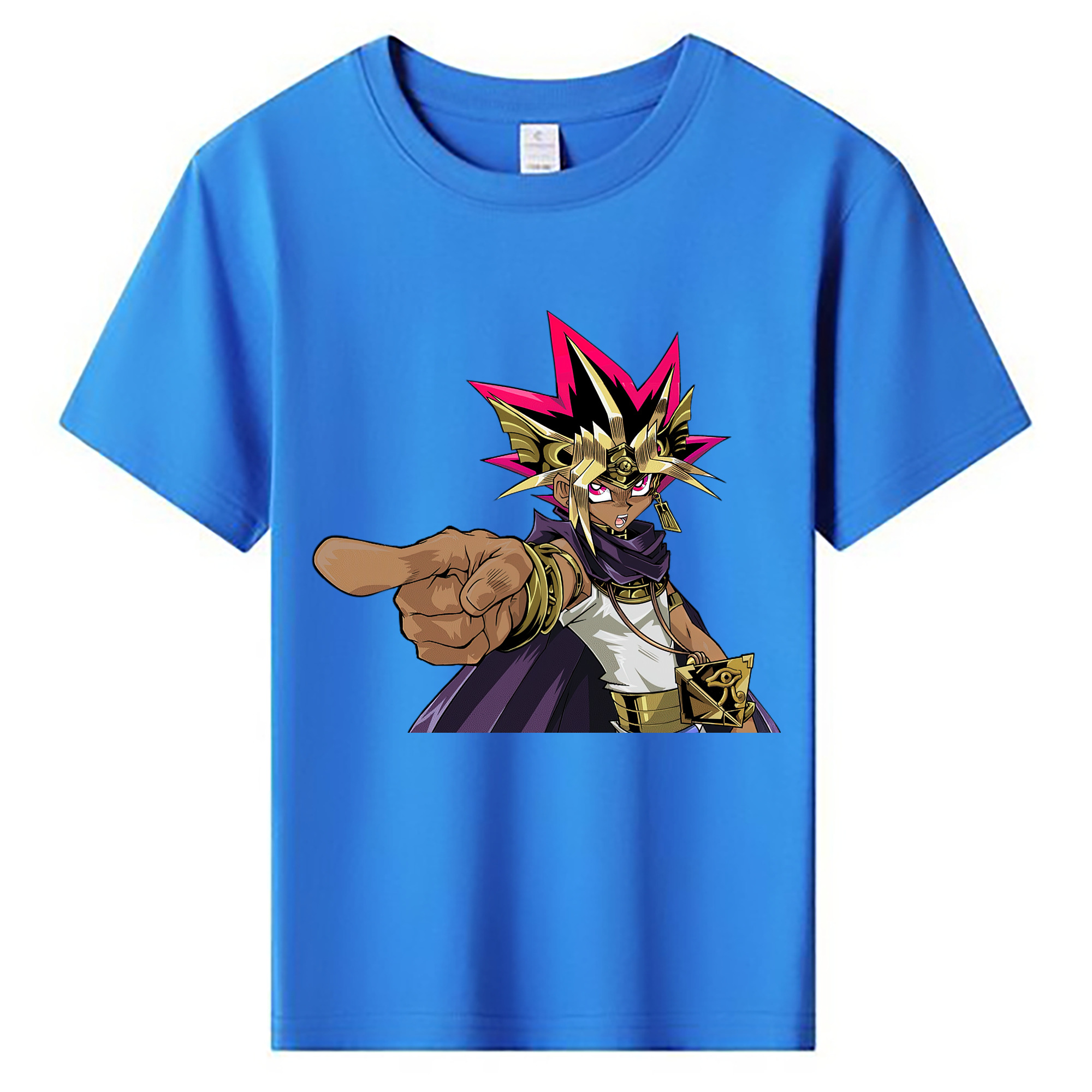 （画像用） 遊☆戯☆王 Yu-Gi-Oh! 綿100％キッズTシャツ（フロントプリント）